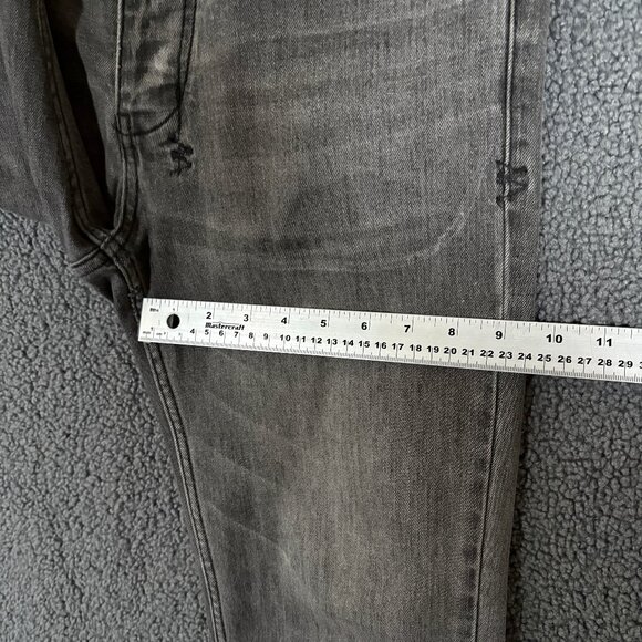 Ksubi Hazlow Striker Straight Fit Button Fly Jeans - Men's Size 30*31 - Black - Picture 9 of 10